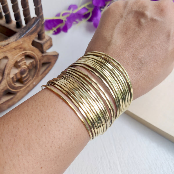Antique Gold Western Handcuff