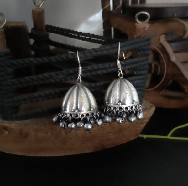 "Jhanvi" Silver Look Alike Earrings