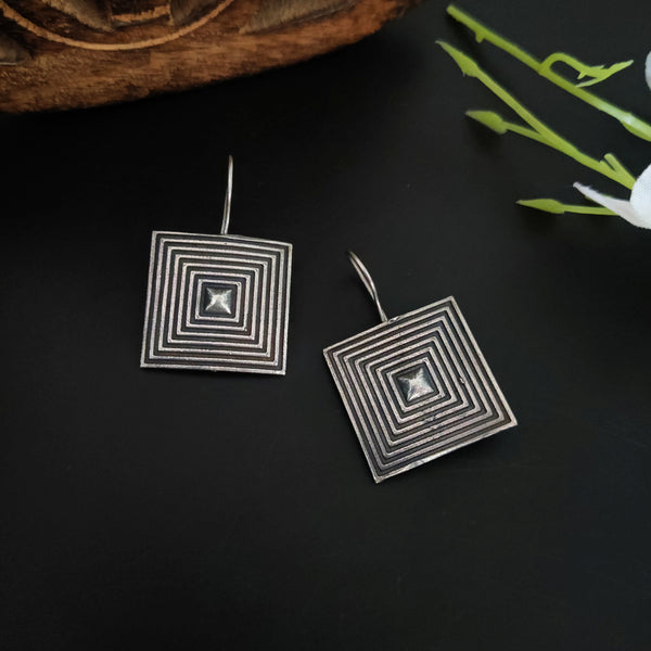 "Piyali" Silver Look Alike Earrings