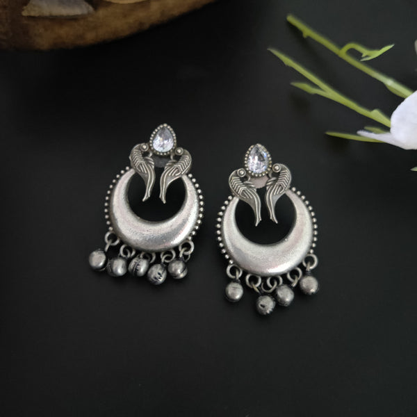 "Chandan" Silver Look Alike Earrings