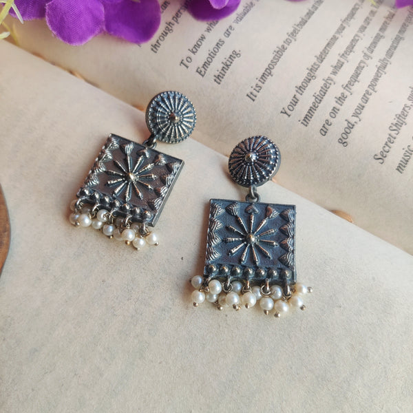 "Mansi" Silver Look Alike Earrings