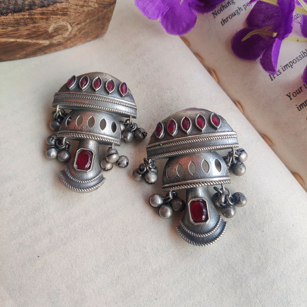 "Hetvi" Silver Look Alike Earrings