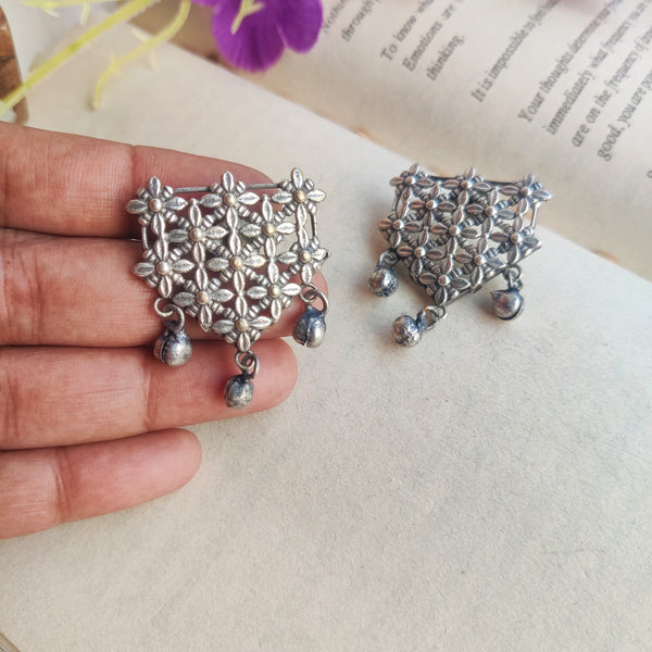 "Jhanvi" Silver Look Alike Earrings