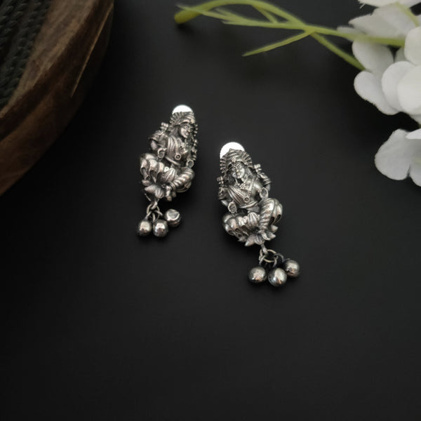 "Laxmiji" Silver Look Alike Earrings