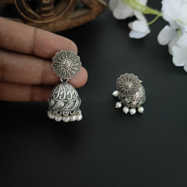 "Savita" Silver Look Alike Earrings