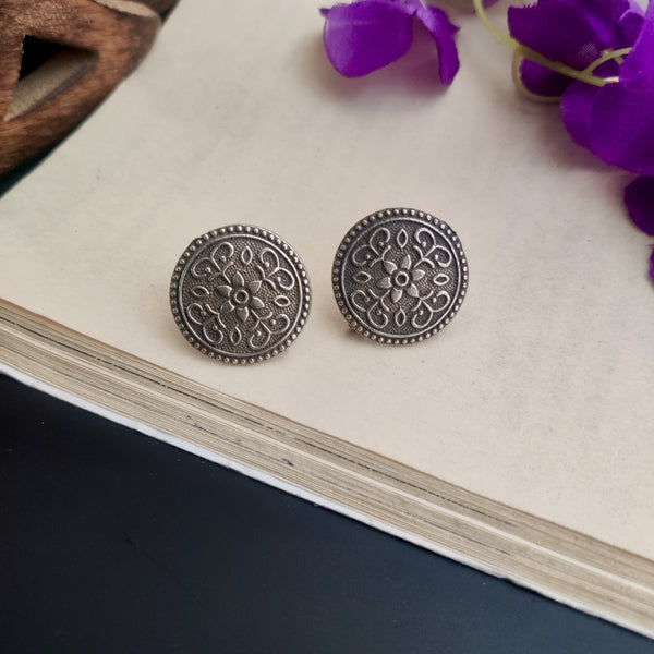 "Alankara" Silver Look Alike Earrings