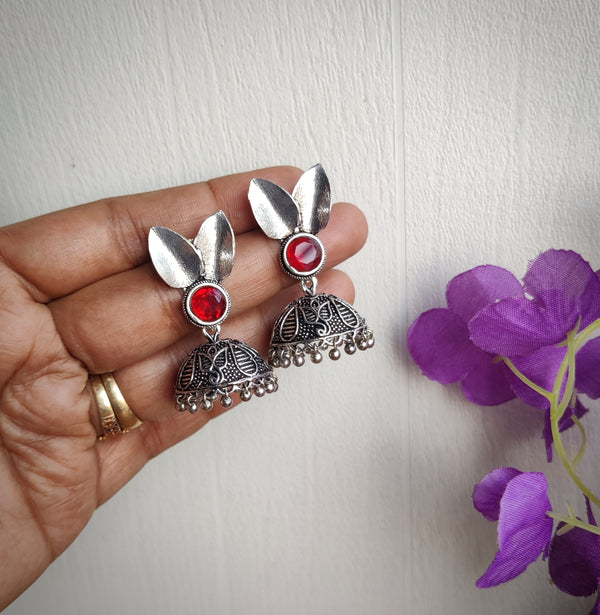 "Avani" Silver Look Alike Jhumka