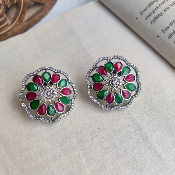 Oxidize multicolor Stone Studs