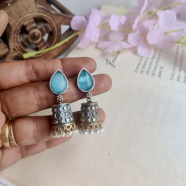 "Rahana" Dual tone jhumka