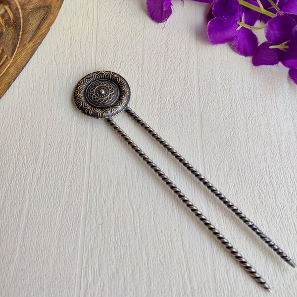 Premium Brass Hair bun sticks or Juda Pin for women Model 4