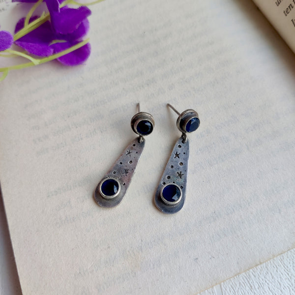 "Veer" Oxidized Brass Earrings