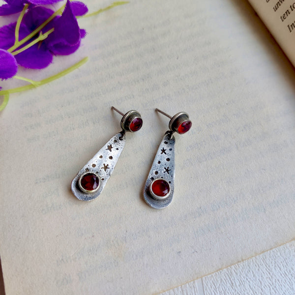 "Veer" Oxidized Brass Earrings