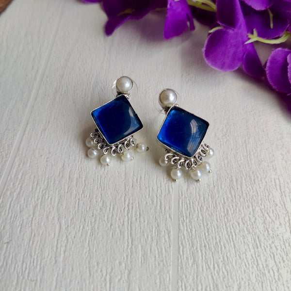 "Mahima" Silver Look Alike Earrings