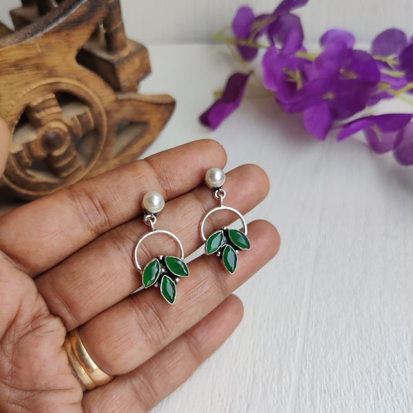 "Krisha" Trendy Stone Oxidized Earring