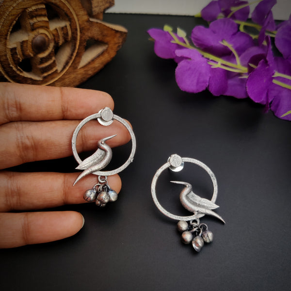 Oxidized Silver Polish Bird Bali