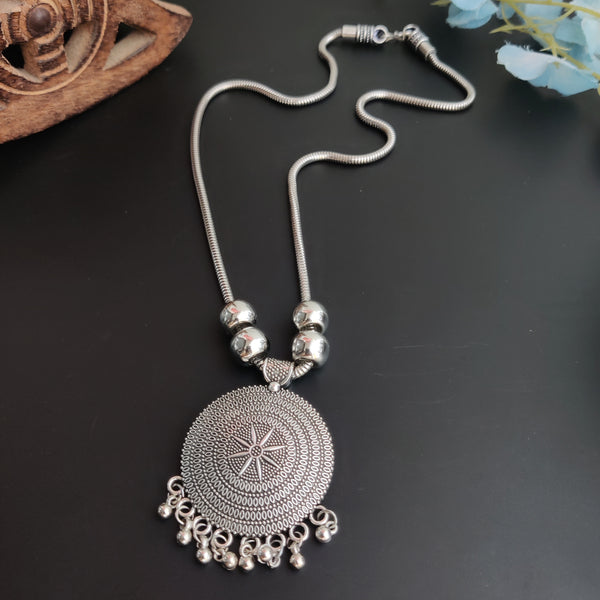 German Oxidized Chain Pendant