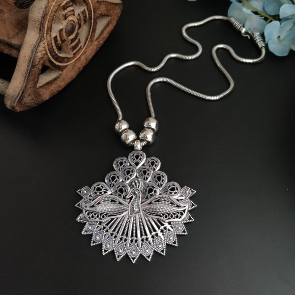German Oxidized Chain Pendant