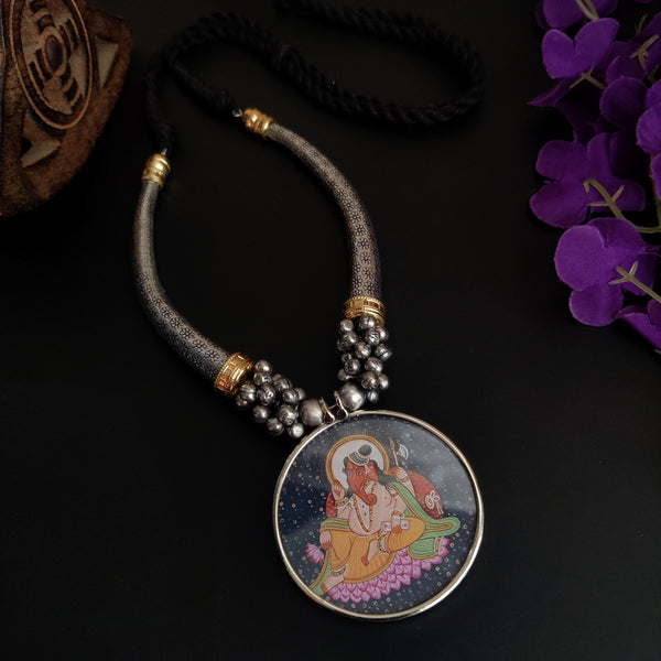 Beautiful Designer Painting Hasli Neckpiece