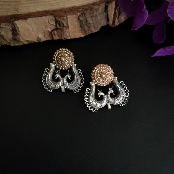 "Malhar" Oxidized Brass Earrings