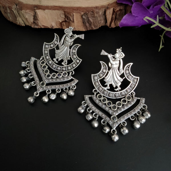 "Pari" Silver Look Alike Earrings