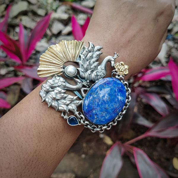 Silver Plated Handmade Bracelet Model - 15