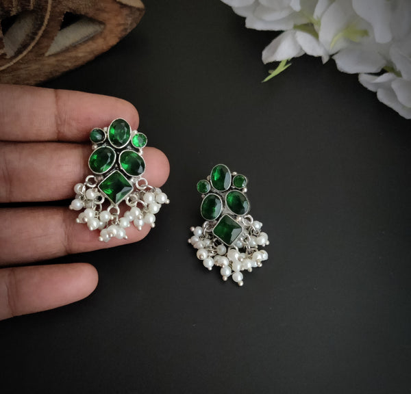 "Namisha" Silver Look Alike Premium Earrings