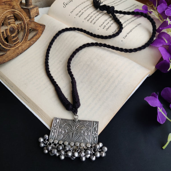 "Anamika" Silver Look Alike Oxidised Necklace