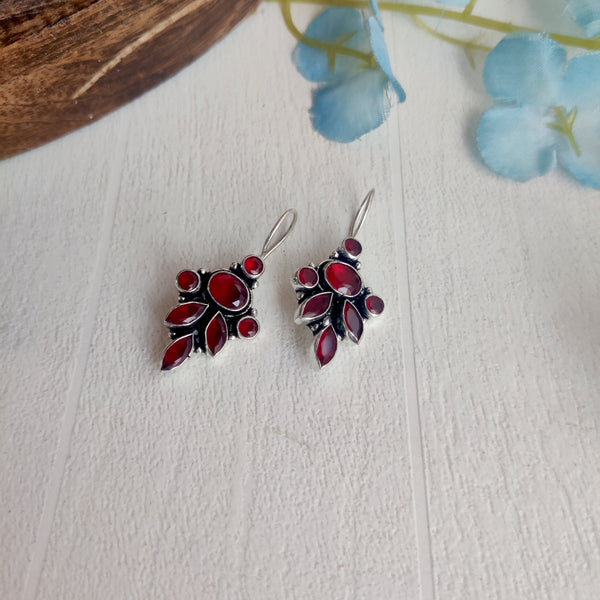 "Saniya" Premium Stone Hook Earrings