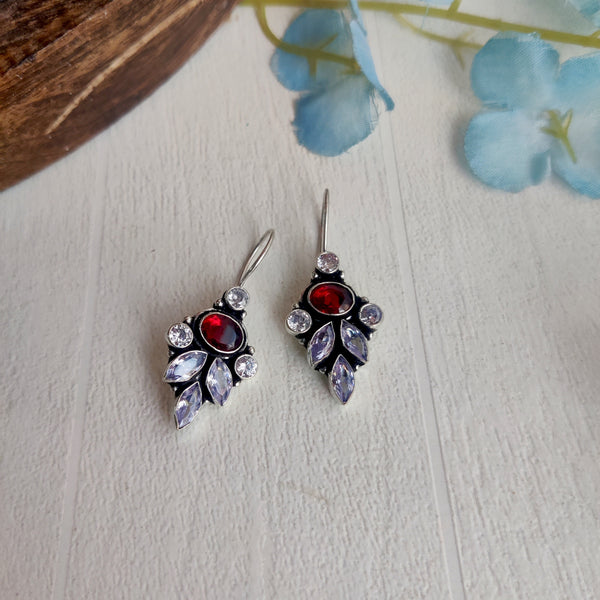 "Saniya" Premium Stone Hook Earrings