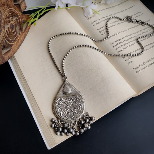 "Samantha" Oxidized Long Necklace