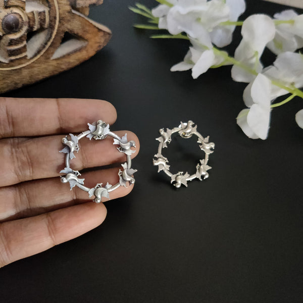 "Savita" Silver Look Alike Earrings