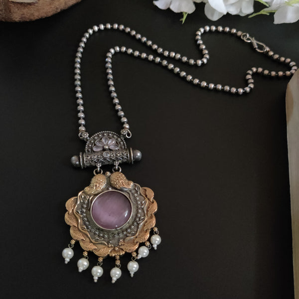 Statement Dual Tone Necklace