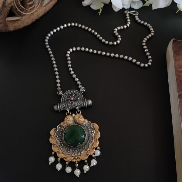 Statement Dual Tone Necklace