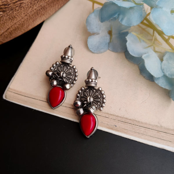 "Jineeta" Silver Look Alike Earrings