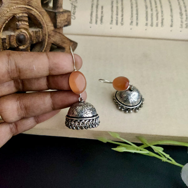 "Harini" Oxidized Jhumka