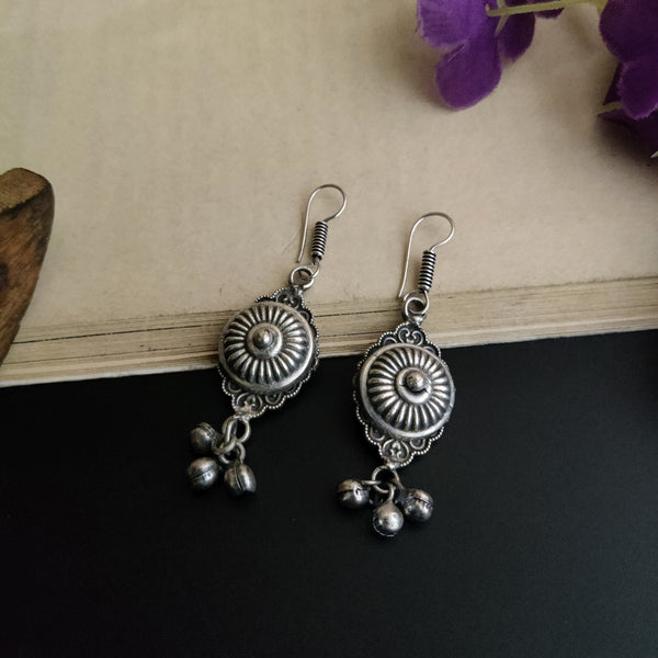 "Monalisa" Silver Look Alike Hook Earrings