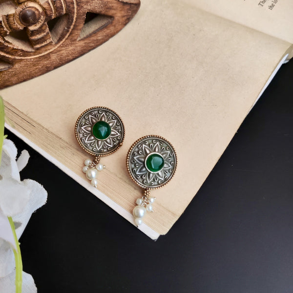 "Riyan" Dual Tone Earrings