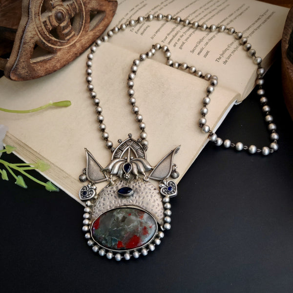 Statement Long Matarmala Necklace