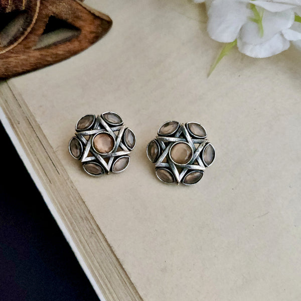 "Rita" Oxidized Antique Jhumka Earrings for Women