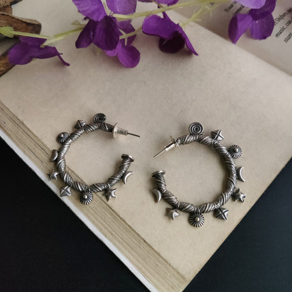 Silver Replica Chandbali