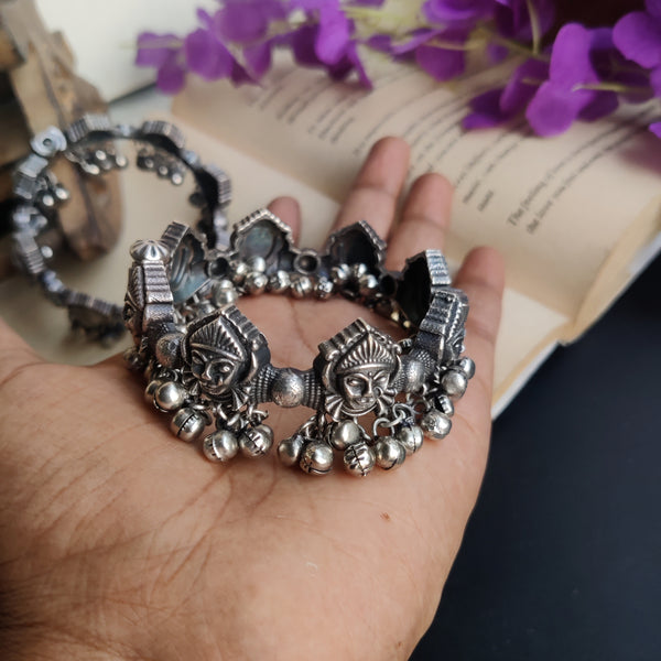 Silver Look-Alike Traditional Openable Kadas for Elegant Style Model - 11