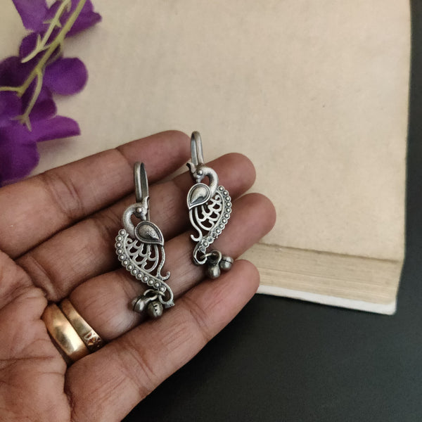 "Sneha" Silver Look Alike Bugadi Earrings