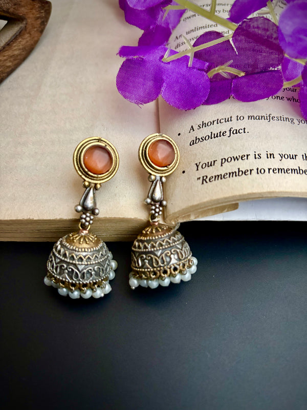 "Aisha" Dual Tone Earrings