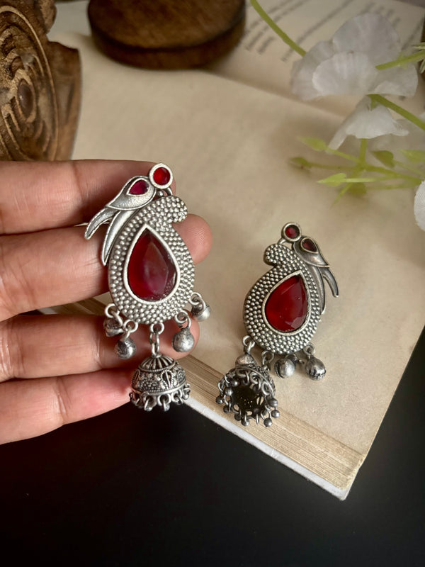 "Sanvi" Silver Look Alike Earrings