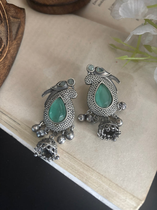 "Sanvi" Silver Look Alike Earrings