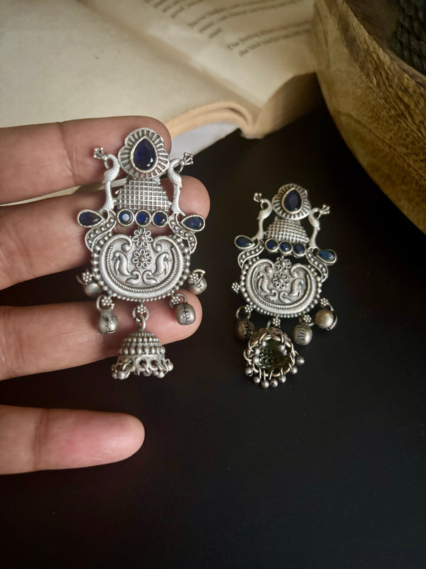 "Paya" Silver Look Alike Earrings